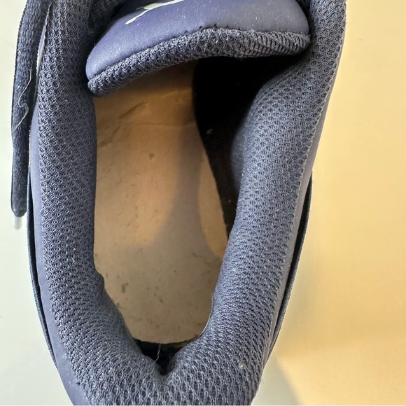 PUMA Viz Runner 191037-03 Navy Blue 7 Peacoat Quarry Athletic Shoe Running - Picture 8 of 13